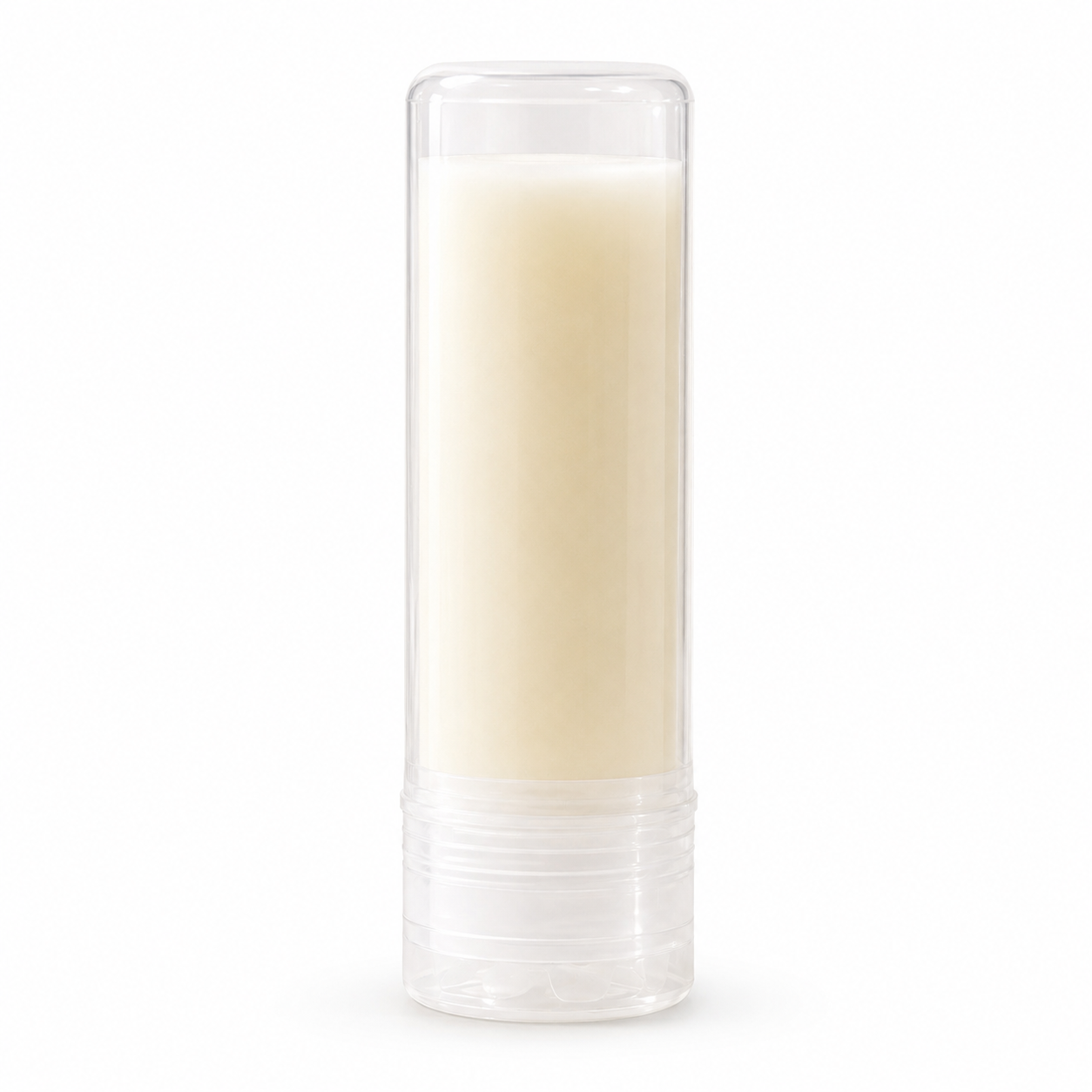 Transparent solid balm